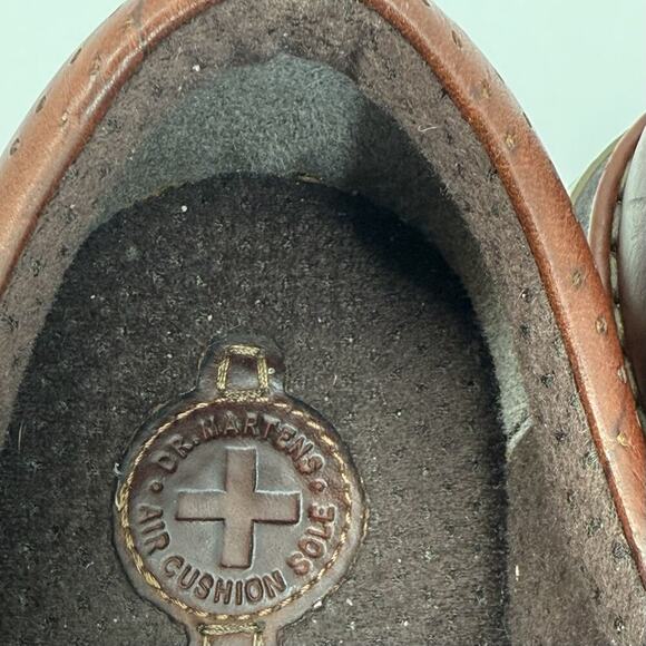 Dr. Martens Men's Nevin Lace Up Brown Leather Oxford Shoe Men’s U.S. 10 Gum Sole - Picture 9 of 10